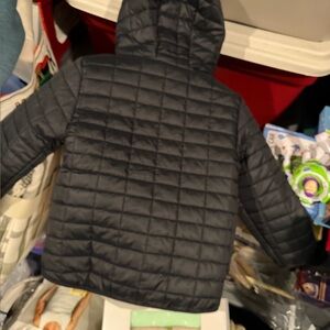 Kids Hooded Quilted Jacket - Black XS 4/5 cat and Jack new tags black